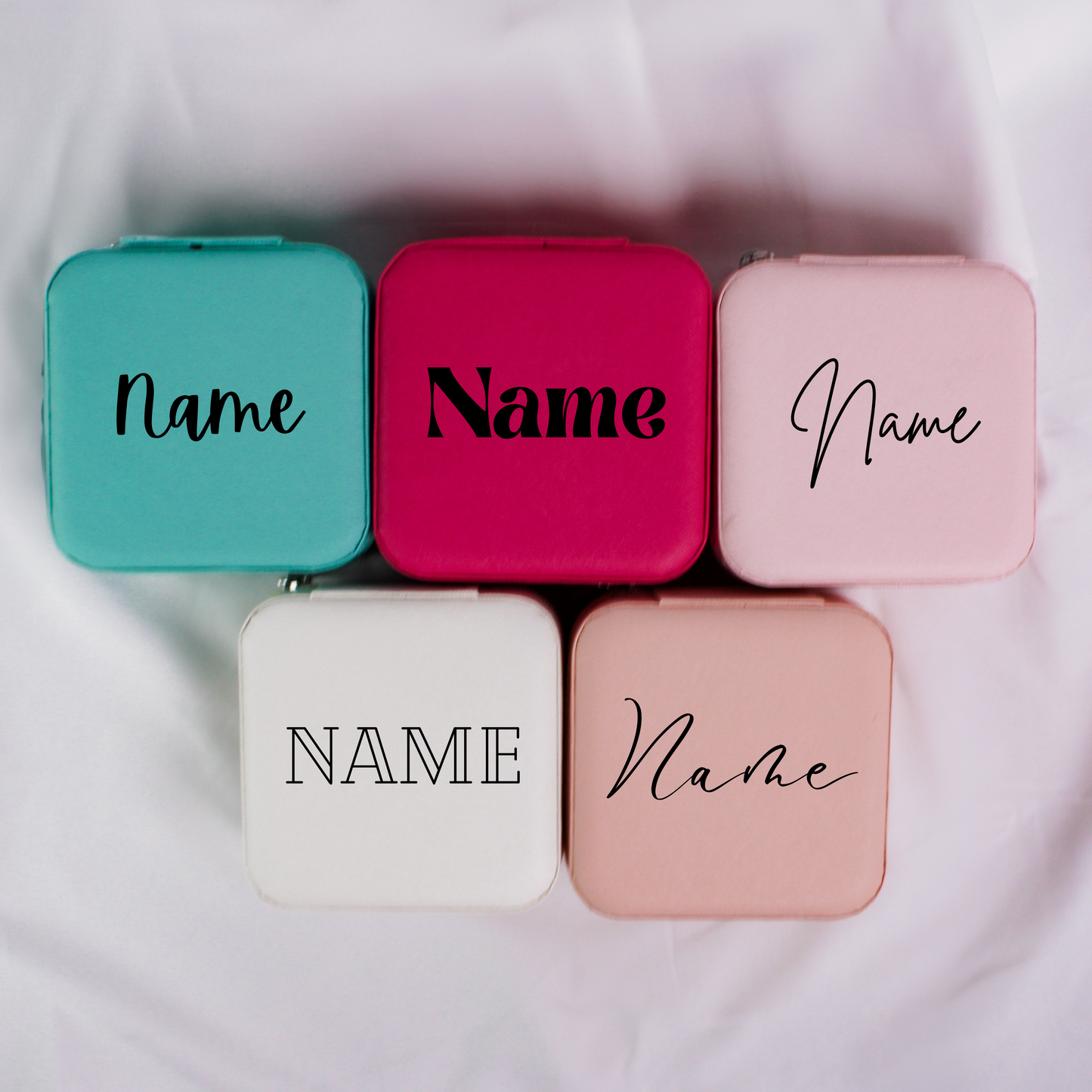 Personalized Travel Jewelry Box